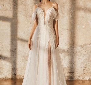 Main image for gallery Leichte elegante Vintage Boho Brautkleider