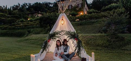 Main image for gallery Boho Hochzeit auf Salò am Gardasee
