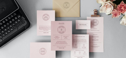 Main image for gallery Einladung in Rosa