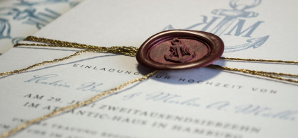 Main image for gallery Anker mit Monogramm