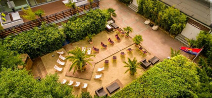 Main image for gallery Dachterrasse und Beachbar