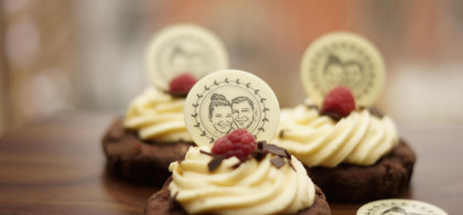 Main image for gallery Bedruckte Schokoaufleger