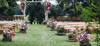 Main image for gallery Dekoration unter freiem Himmel