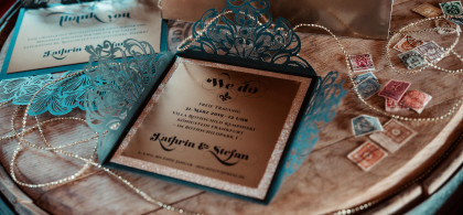 Main image for gallery Hochzeitskarten »Art Deco«