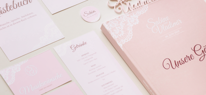 Main image for gallery Hochzeitspapeterie von Frau Kopfkino