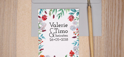 Main image for gallery Einladungskarte - Sommerliebe
