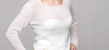 Main image for gallery Brautpullover aus Kaschmir oder Baby Alpaka gestrickt