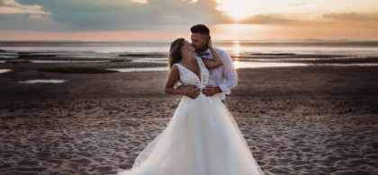 Main image for gallery Boho Brautkleid A-Linie