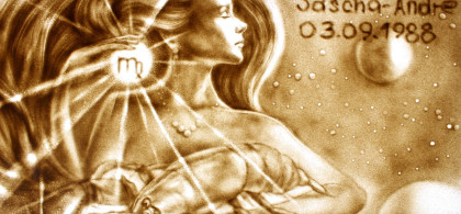 Main image for gallery Sandmalerei zur Hochzeit. Video oder Live Auftritt