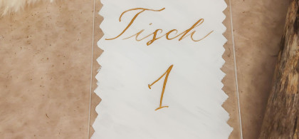 Main image for gallery Tischnummern