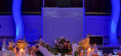 Main image for gallery Aufbau für eine Hochzeit