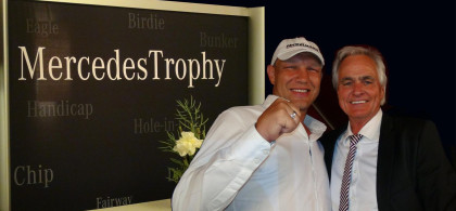 Main image for gallery Siegfried Heer mit Axel Schulz Mercedes Golf Trophy