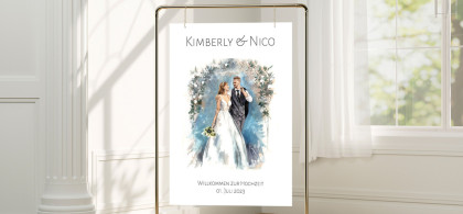 Main image for gallery Acrylschild mit Handmalerei