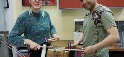 Main image for gallery Bei der Arbeit