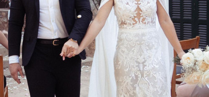 Main image for gallery Modesrnes Brautkleid - Tabea mit Flügel