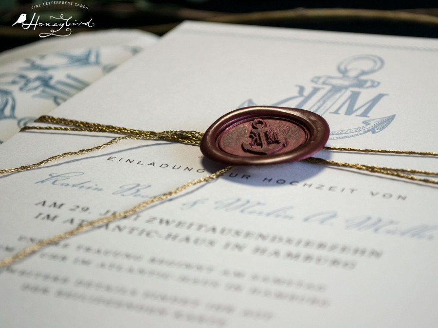 Main image for gallery Anker mit Monogramm