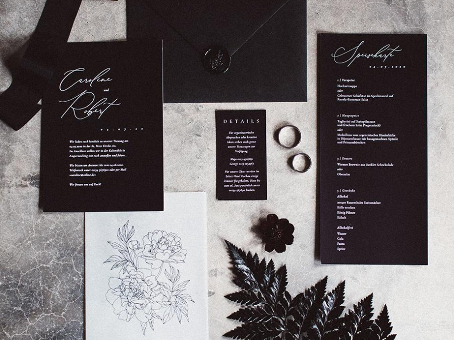 Main image for gallery Black Kalligrafie Kollektion