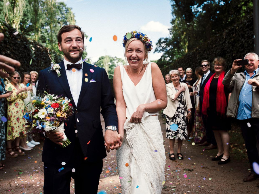 Main image for gallery Stadtpark Sommerhochzeit in der Trinkhalle Hamburg