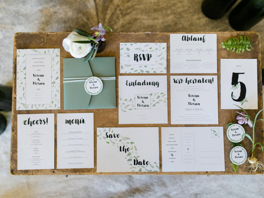 Main image for gallery Greenery Wedding Papeterie