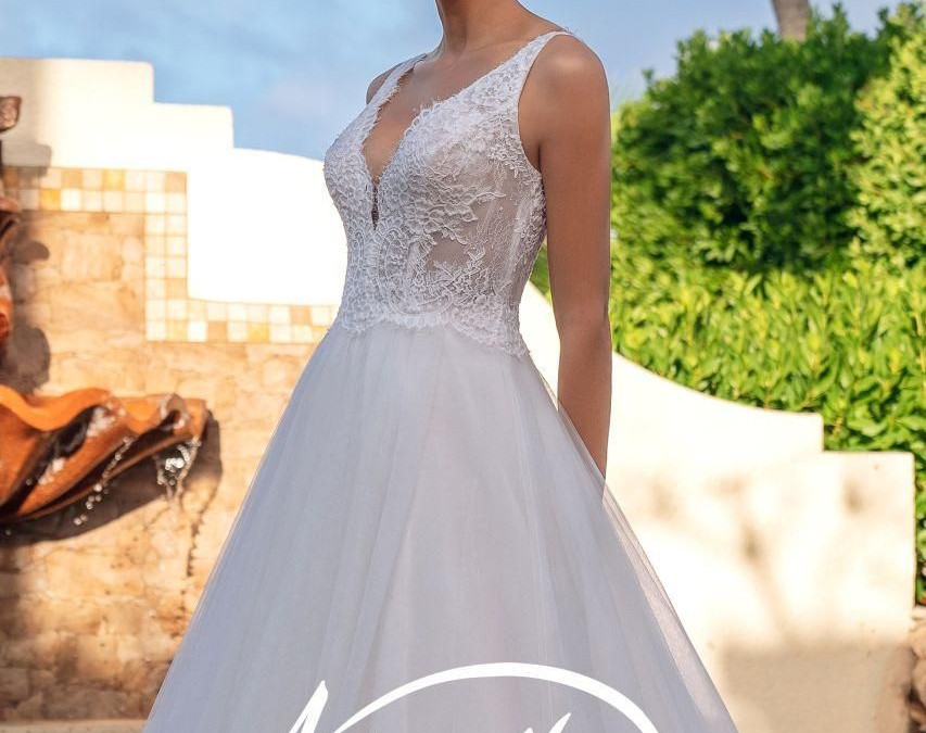 Main image for gallery Reizendes Tüllkleid Spitze und Tüll