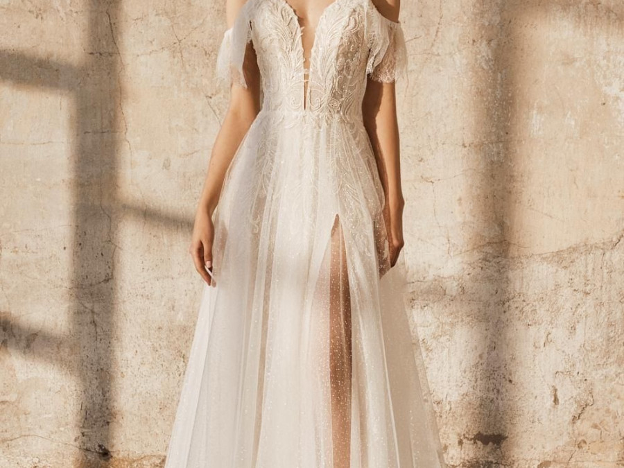 Main image for gallery Leichte elegante Vintage Boho Brautkleider