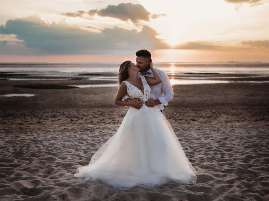 Main image for gallery Boho Brautkleid A-Linie