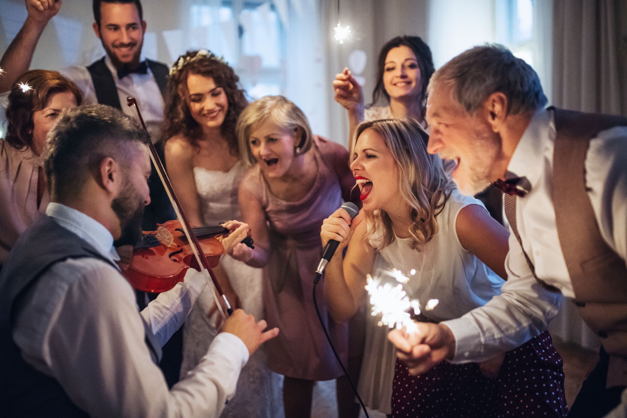 Hochzeit-Party-Gesellschaft