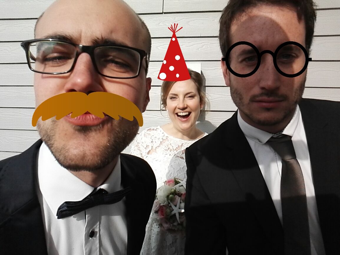 Fotobox Bilder mit Comic-Grafik