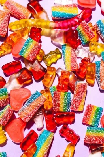 Süße und saure Fruchtgummis für die Candy Bar