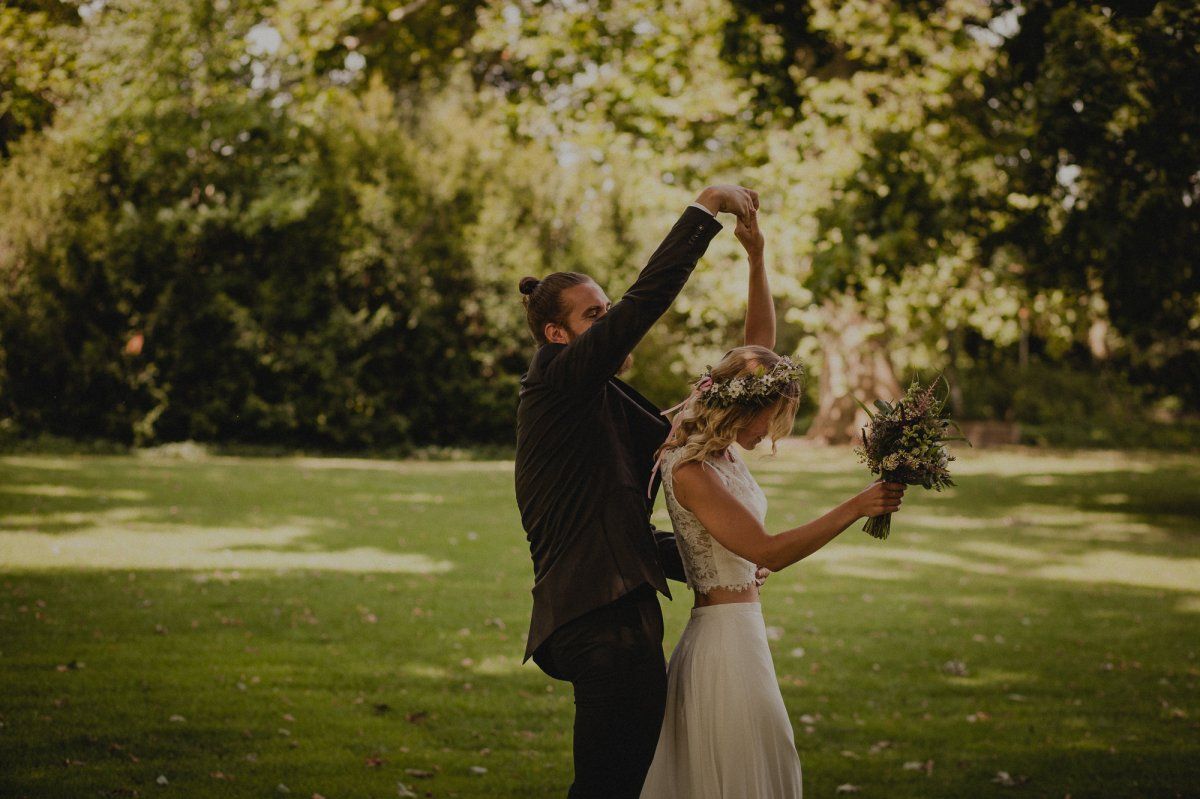 Tanz beim First Look Hochzeit