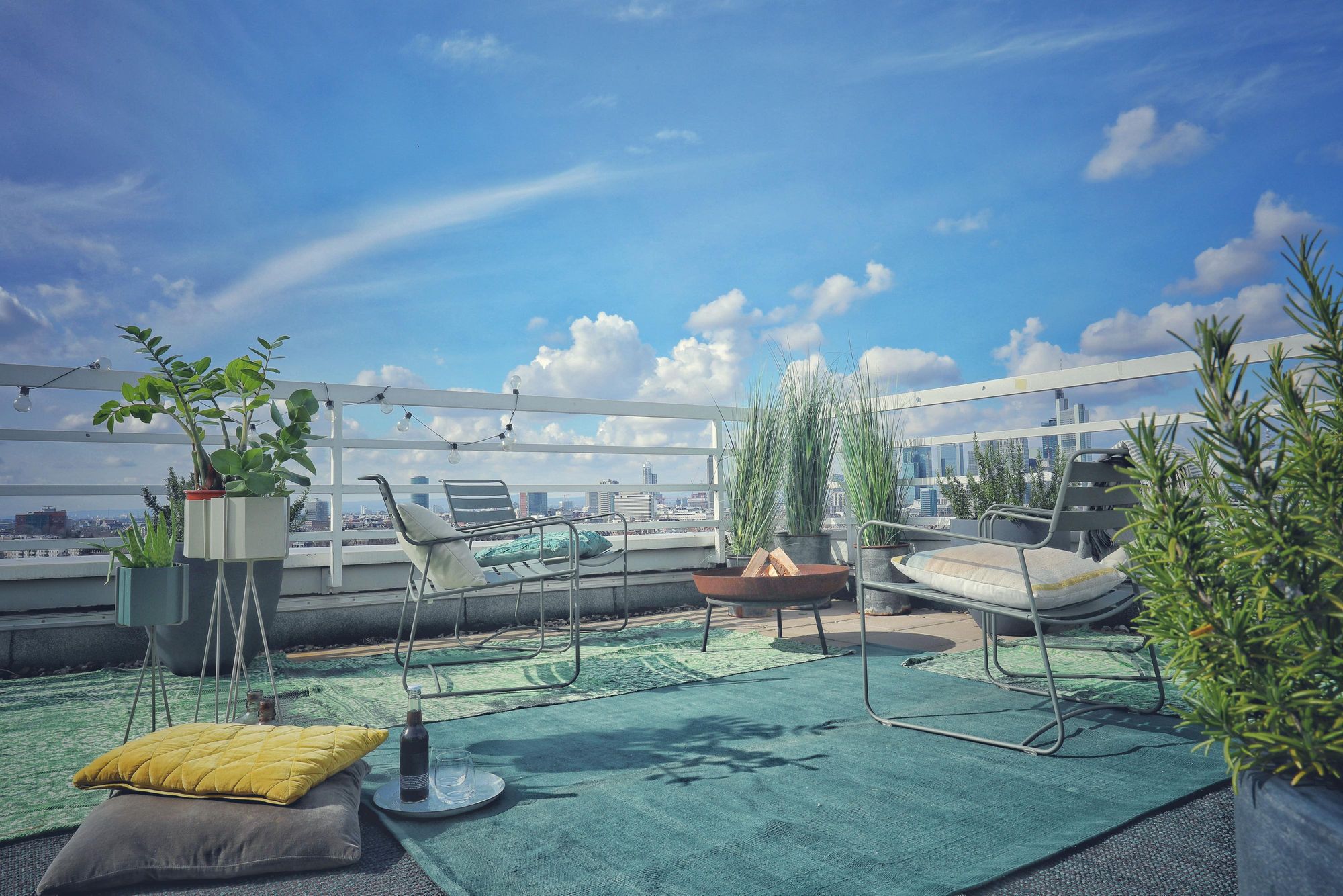 Hochzeitslocation mit Dachterrasse über Frankfurt