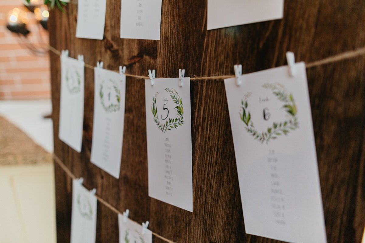 Wedding Wall Karten