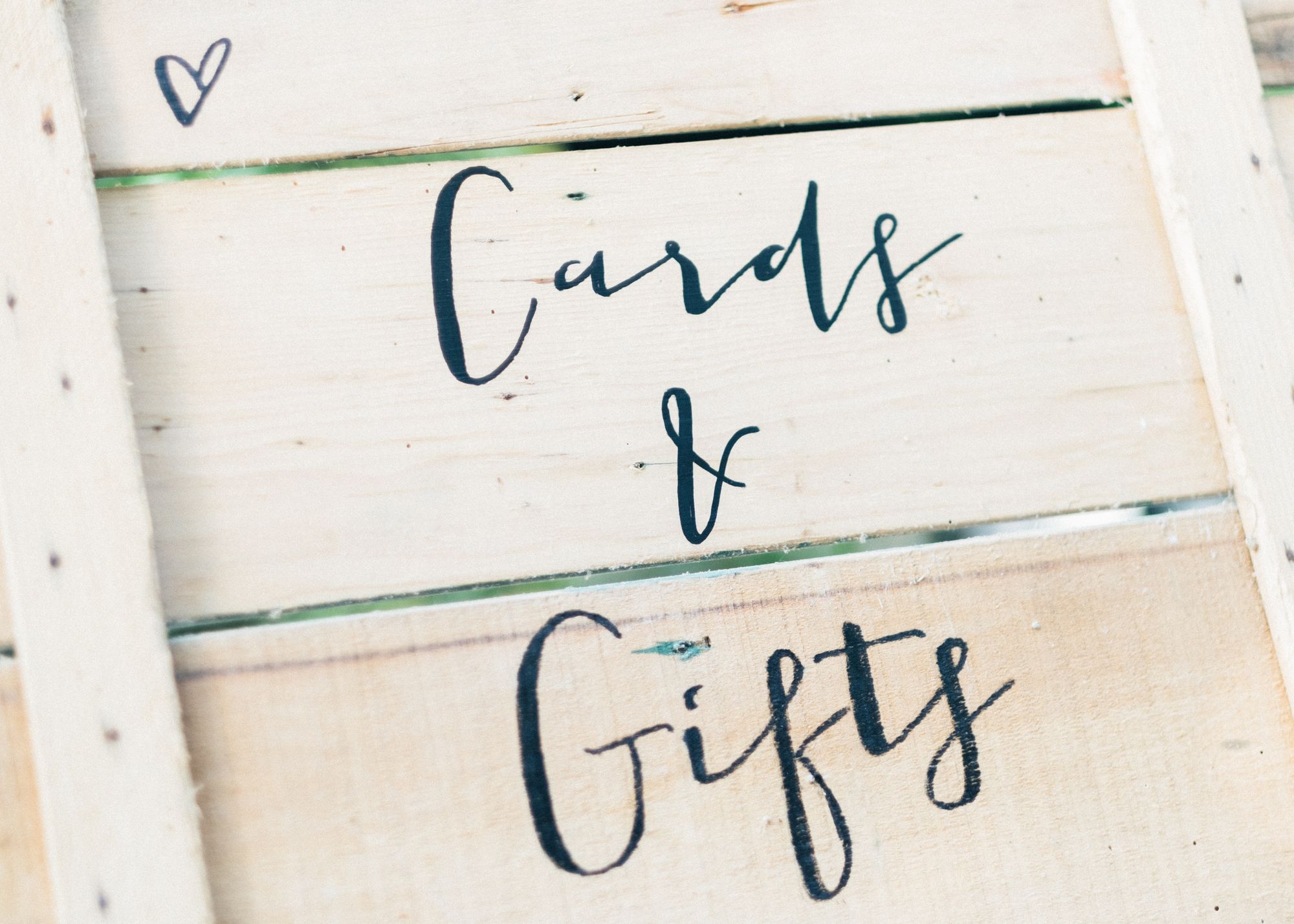 Cards and Gifts Tafel