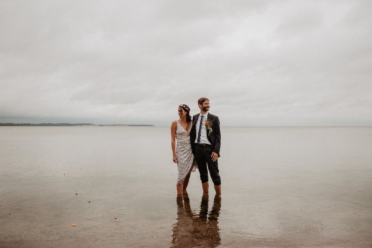 After Wedding Shooting am Strand