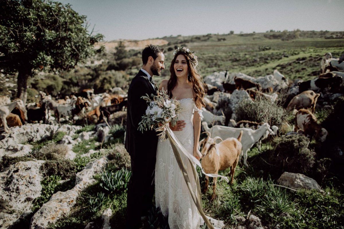 After Wedding Shooting Brautpaar in der Natur