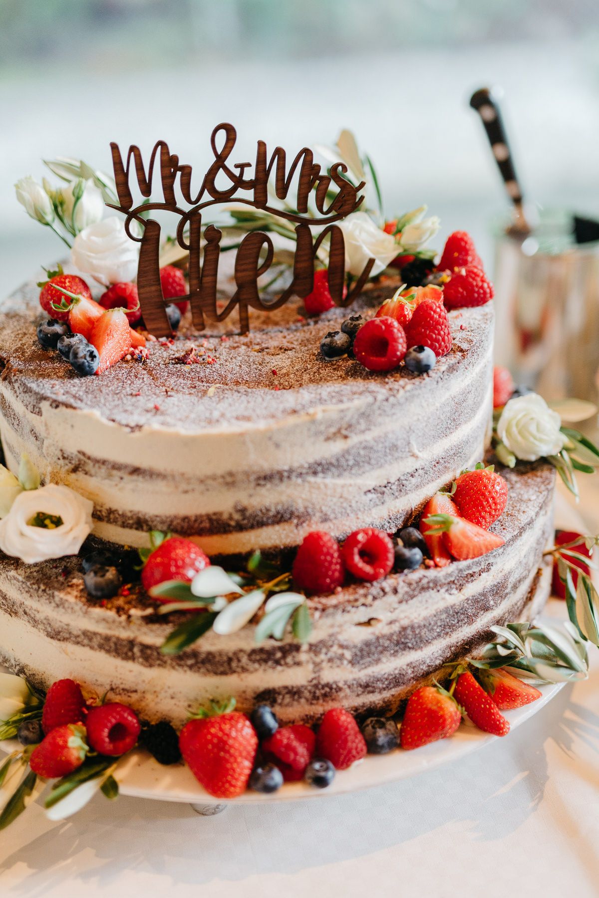 Naked Cake mit Beeren