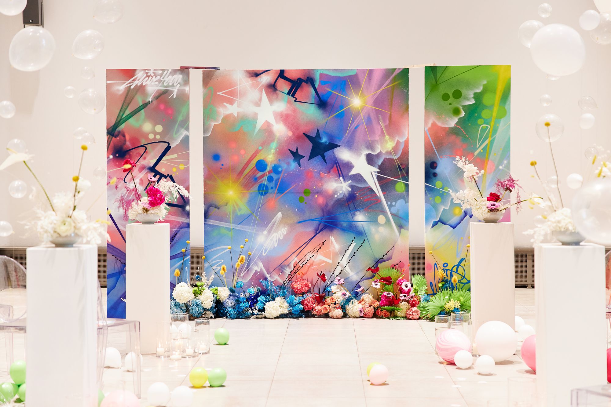 Street Art Graffiti Altar