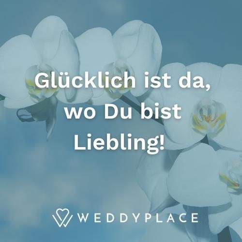 Glücklich ist da, wo Du bist, Liebling!