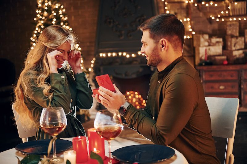 Heiratsantrag an Weihnachten