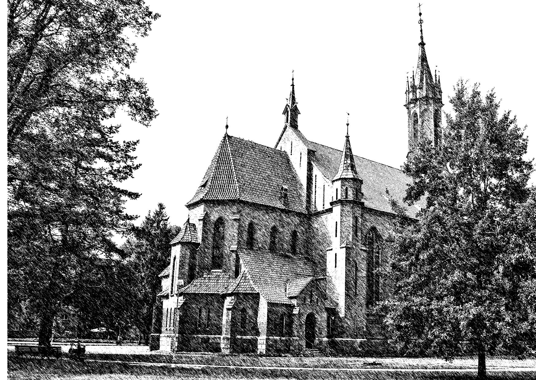 Kirchenheft Zeichnung