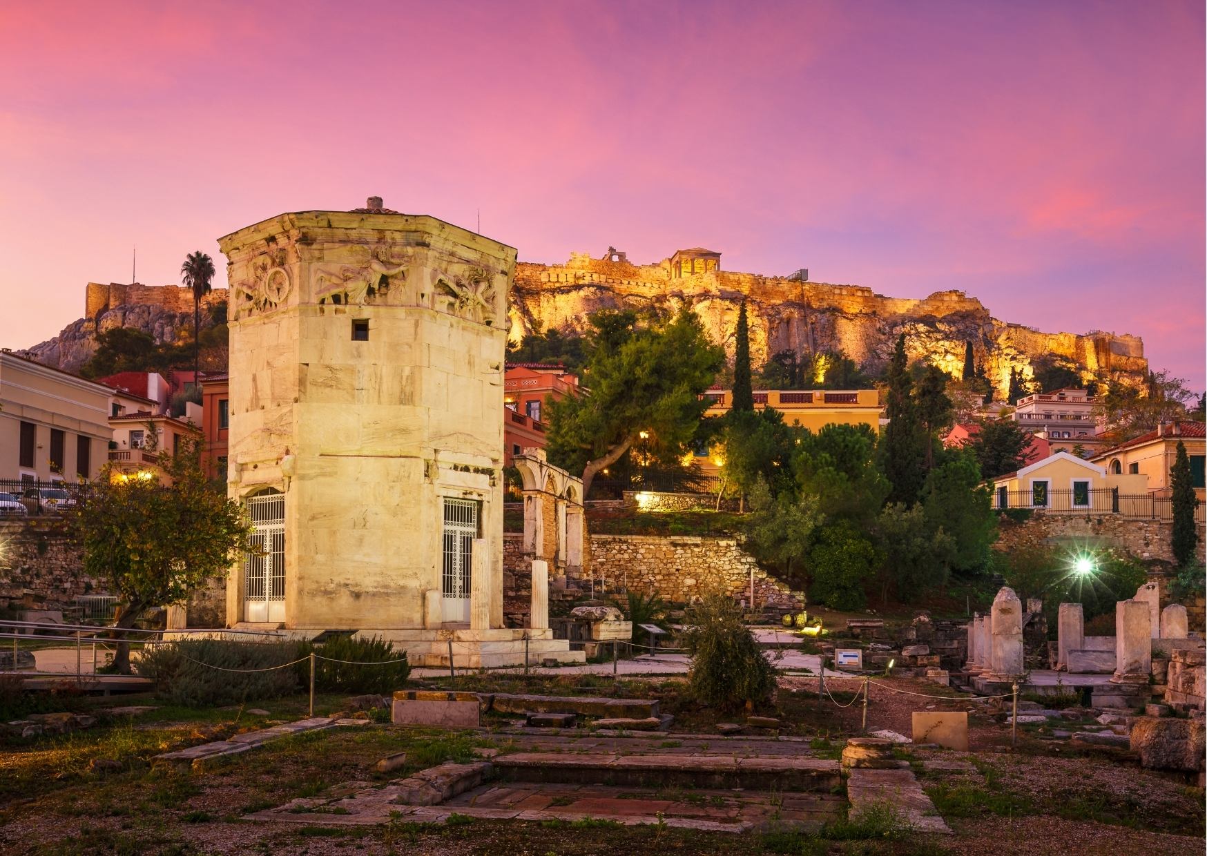 Athen im Abendlicht