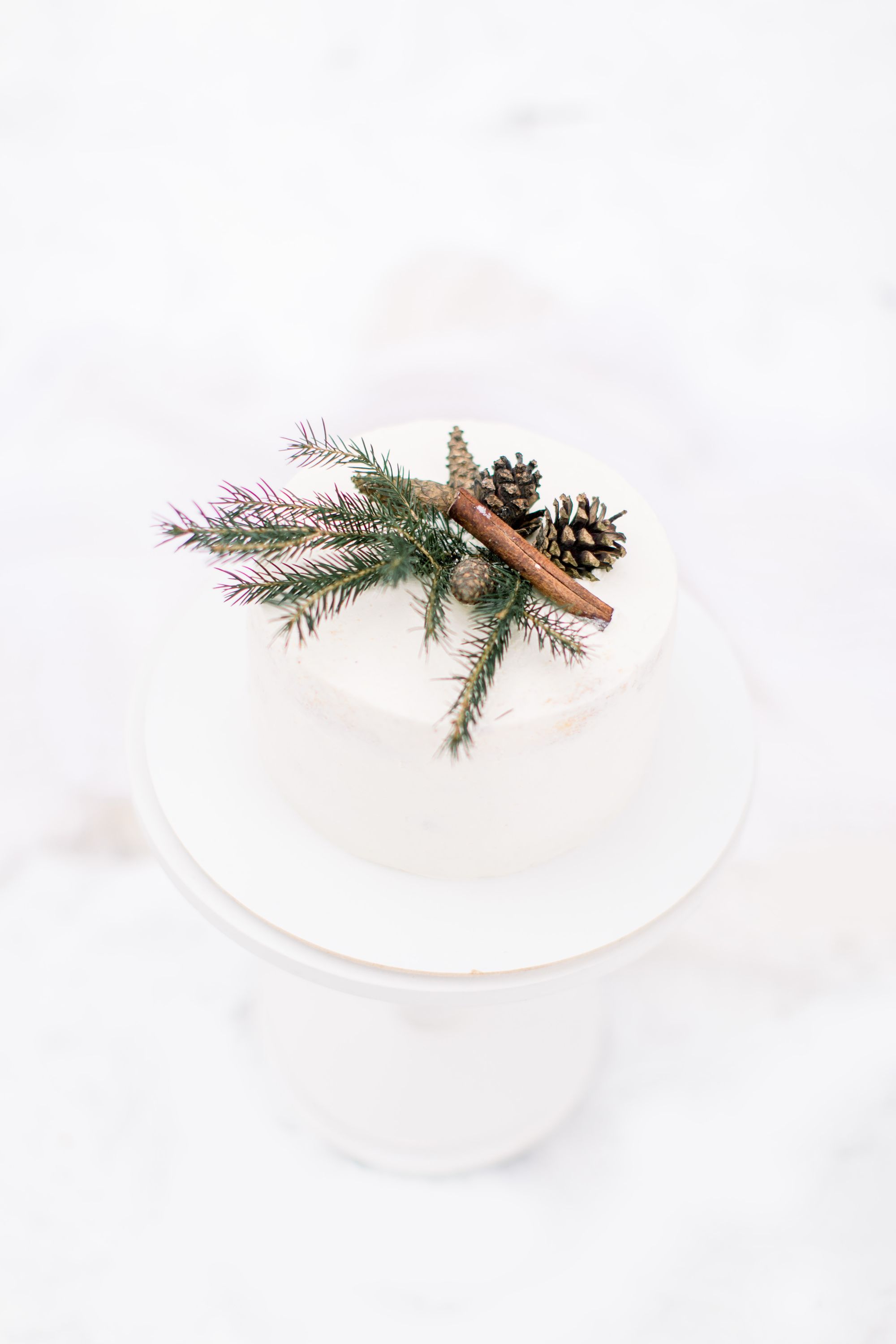 Winterhochzeit Torte