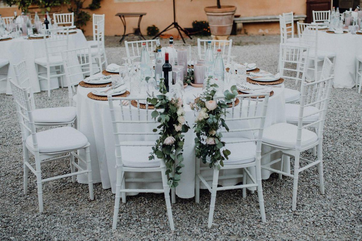 Runder Hochzeitstisch