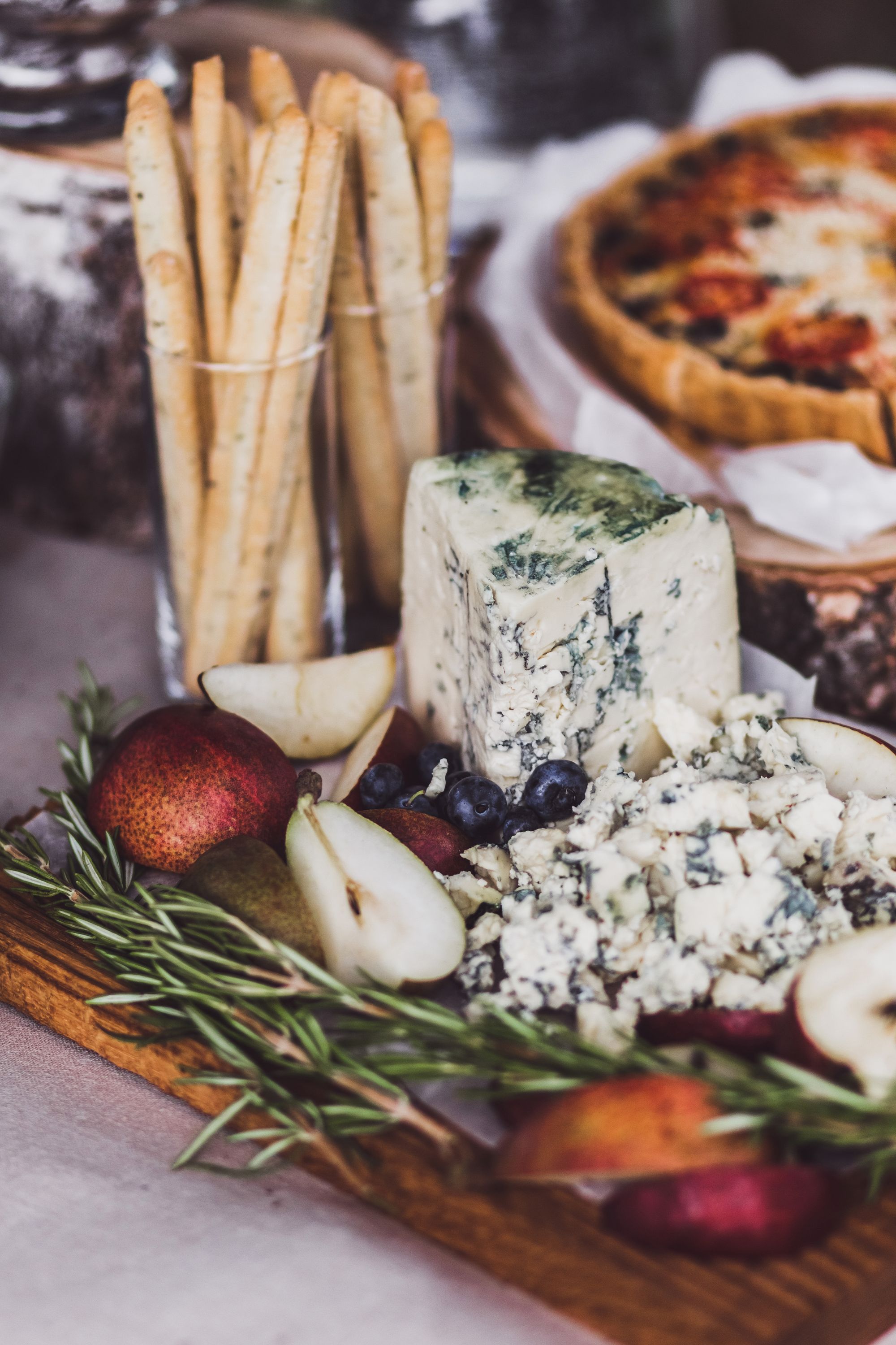 Käse und Cracker